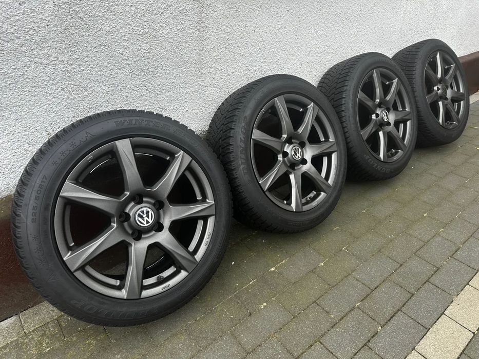 225 50 17 / VW Golf Caddy Touran Passat Skoda Octavia Seat Leon 5x112 POLECAM