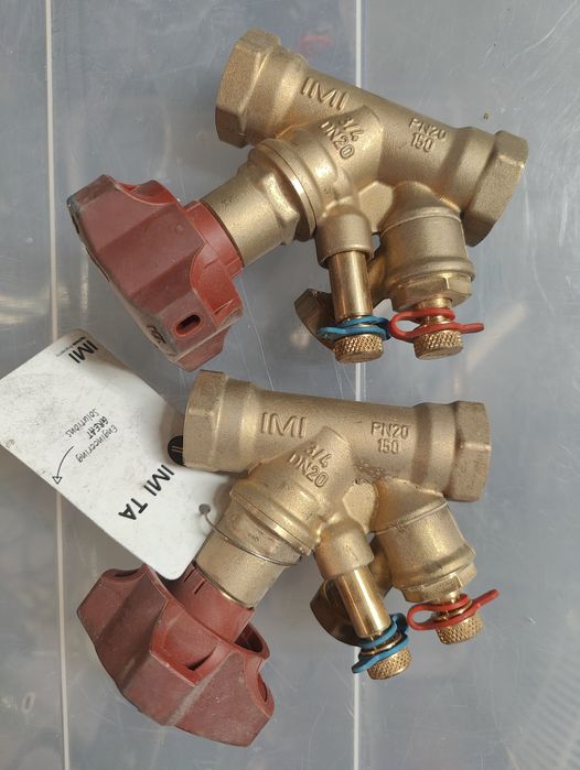 Zawór równoważący z króćcami pomiarowymi i odwodnieniem PN25 3/4''DN20