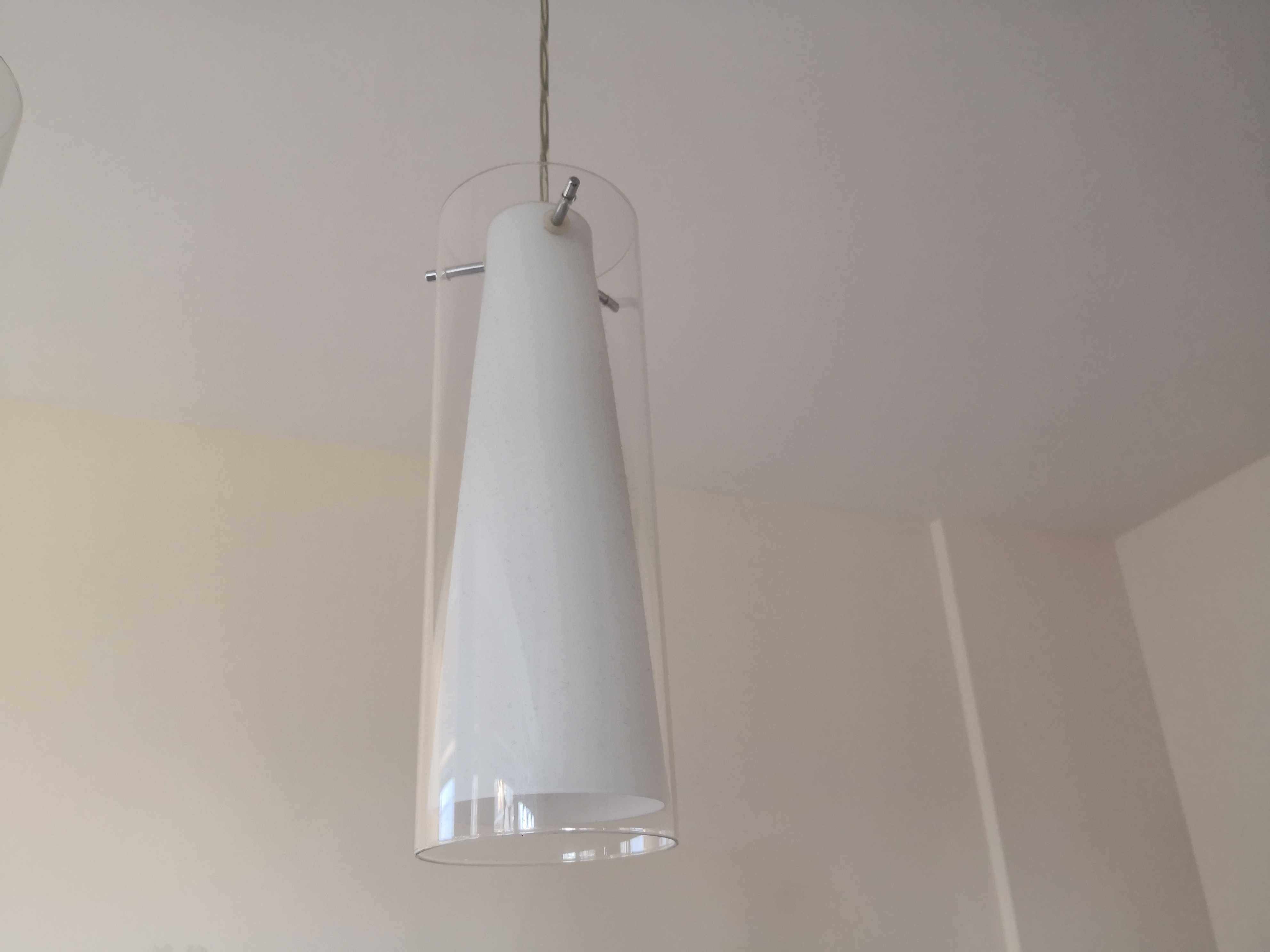 Lampa wisząca EGLO szklana 3 żarówki