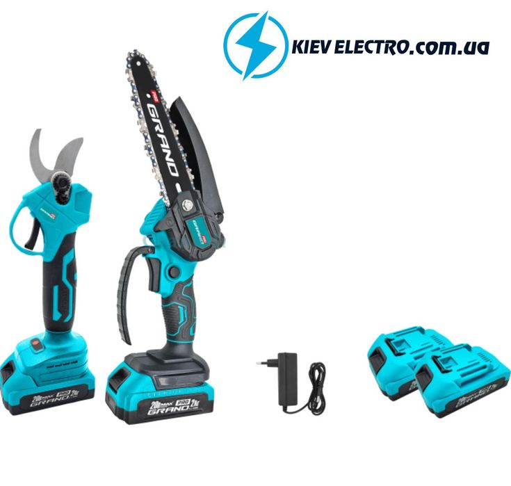 Набір садівника !! Секатор Grand CA-20 BL Пила Grand АПЦ-20V/6"-2