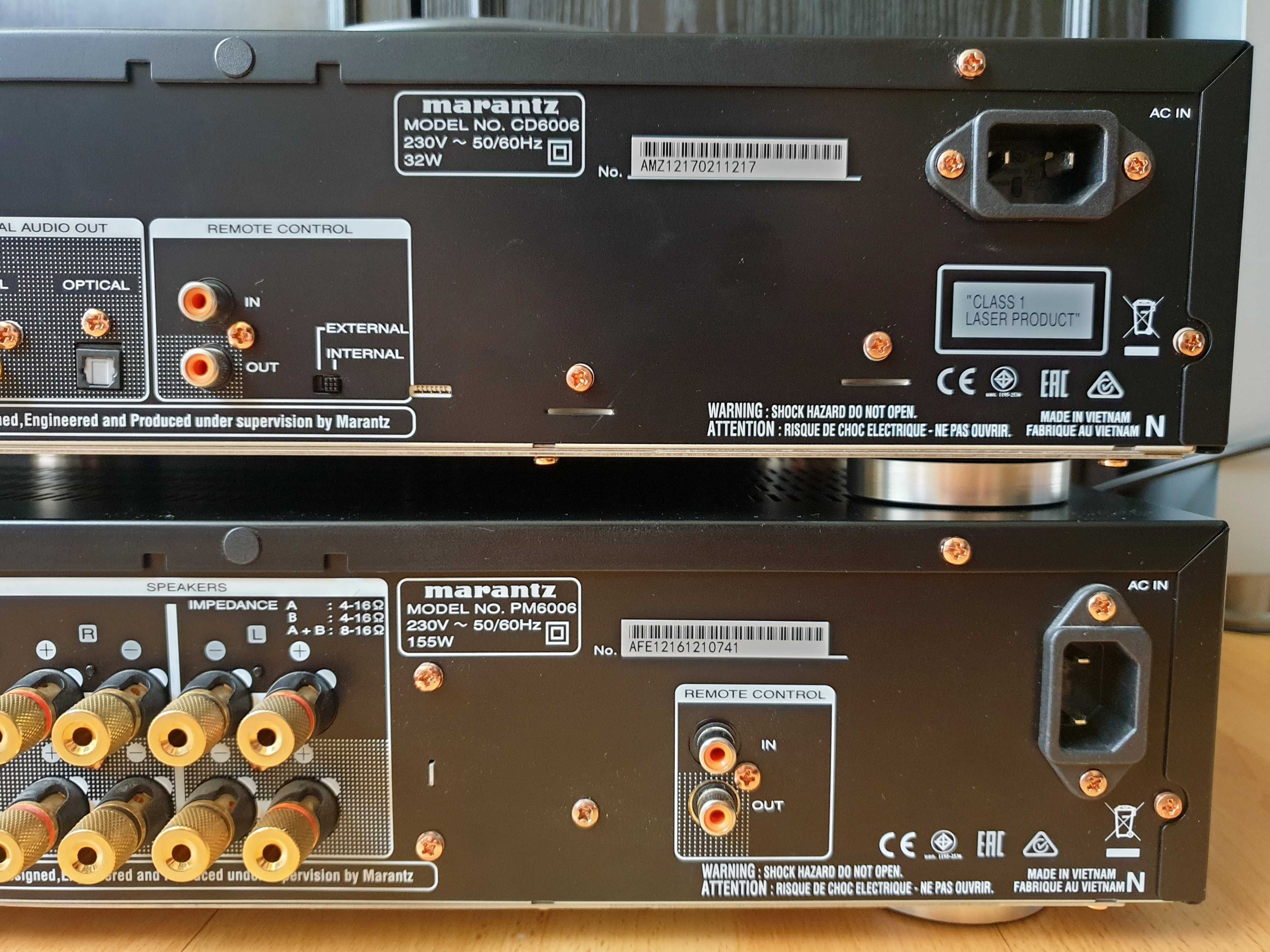 Zestaw Stereo Marantz Wzmacniacz PM-6006 i Odtwarzacz CD-6006