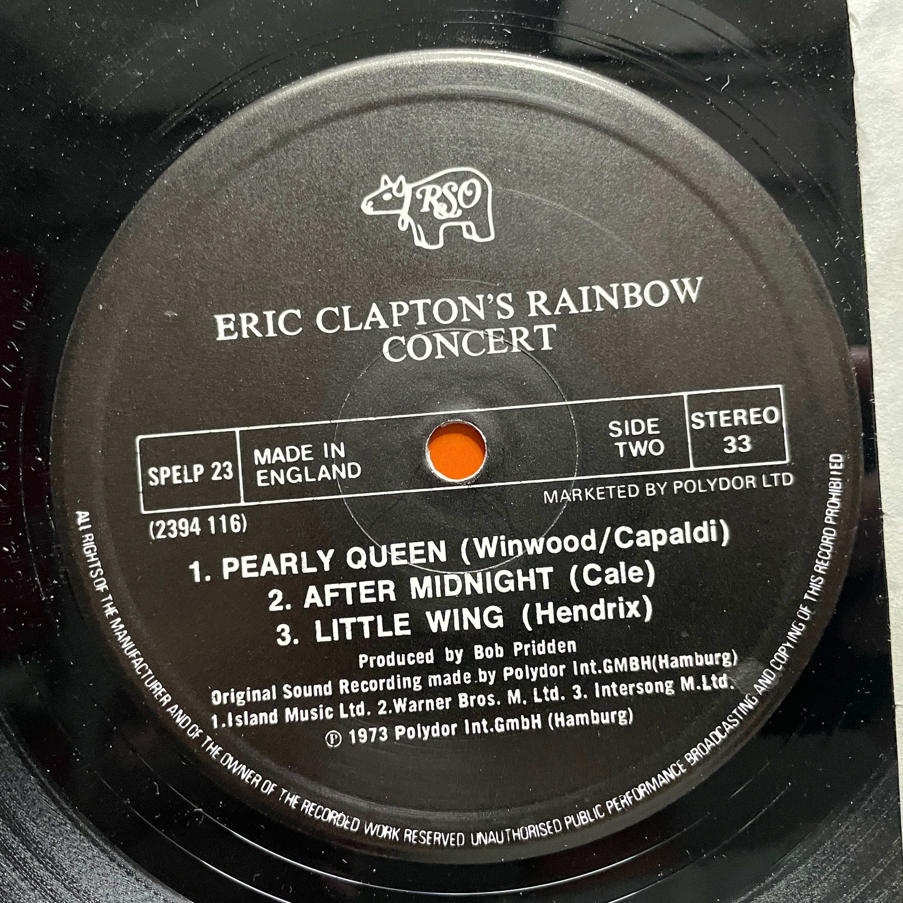 Rainbow Concert Eric Clapton 1973 [stan: EX] d1