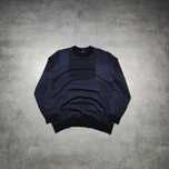 MĘSKI Elegancki PREMIUM Sweter Lekki Granat Duża Krata Wełna Hugo Boss