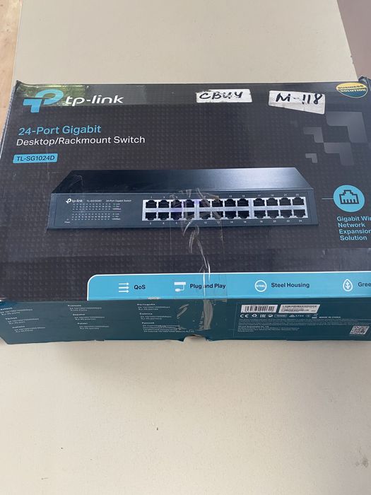 Свитч(комутатор) 24 порт 1000Мтб, 100 Мтб