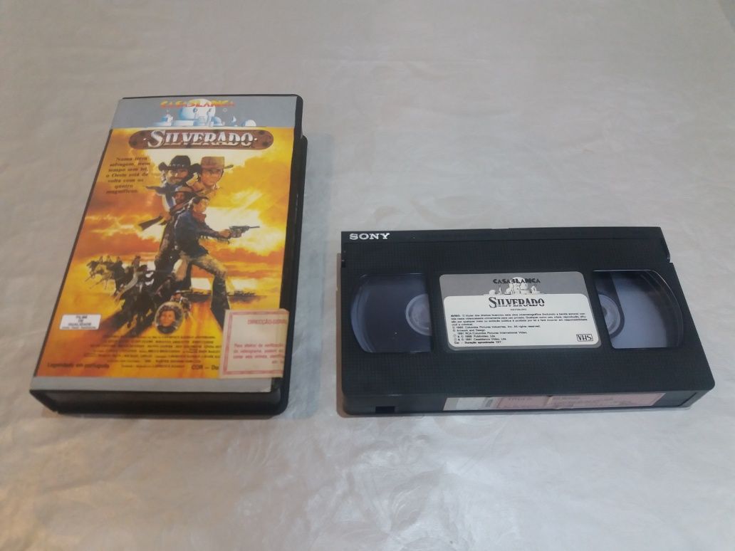 Coleção Filmes VHS - Filadélfia / Silverado / Balística / Gandhi