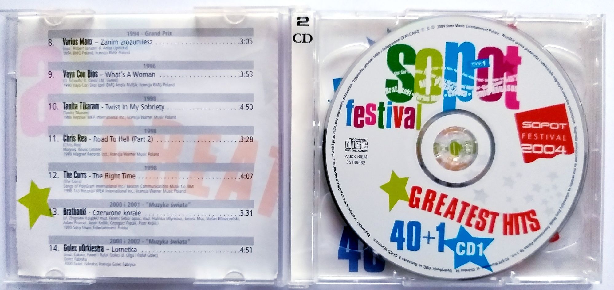 Sopot Festival 40+1 Greatest Hits/Sopot Festival 2CD 2004