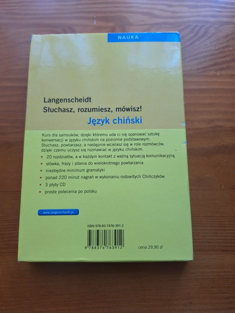 Langenscheidt język chiński samouk kurs nauki języka chiny