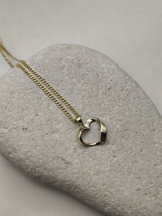 Złota Zawieszka Piękne Serce Pr.585 Nowa Zapraszamy