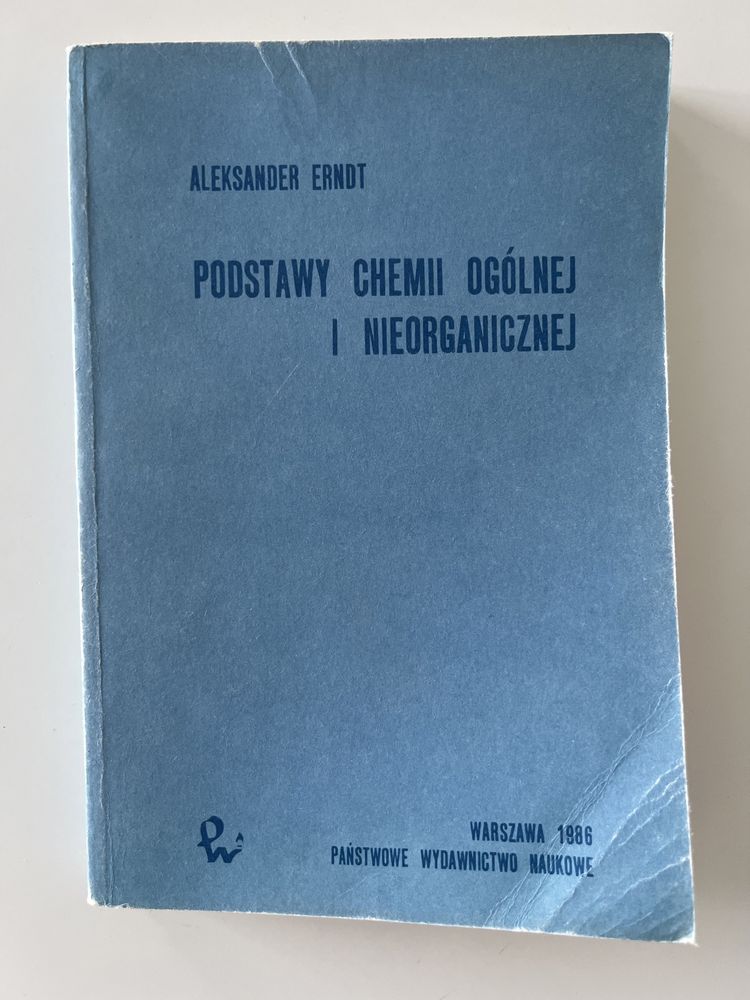 Podstawy chemii ogólnej i nieorganicznej Aleksander Erndt PWN
