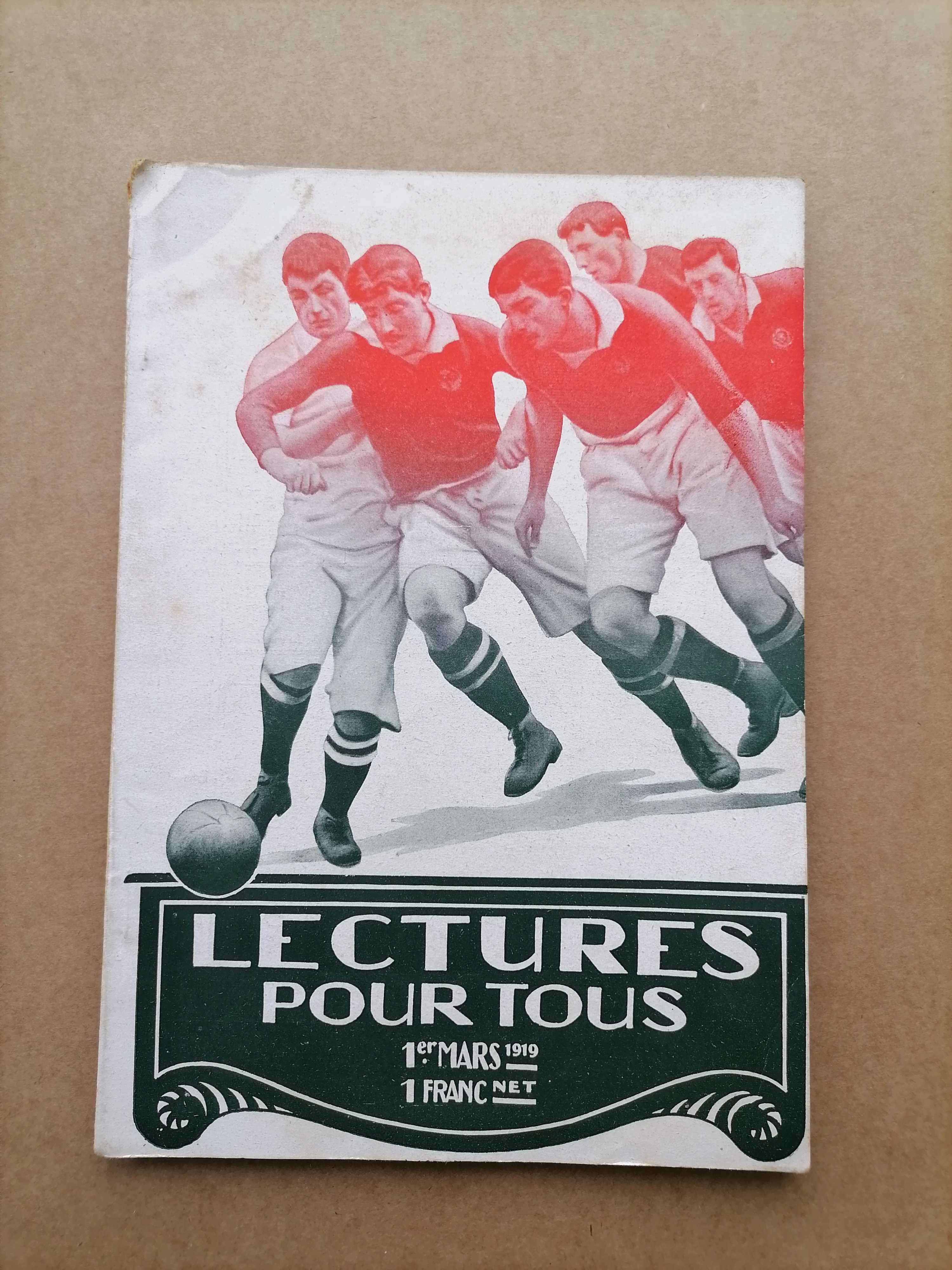 Lectures Pour Tous 1919 Finale Coupe de France - Olimpique vs C. A. S.