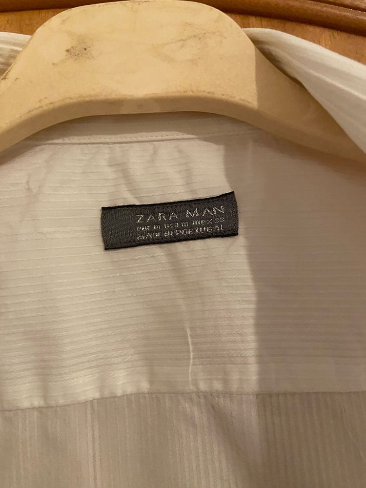 Camisa branca de homem - Zara