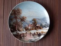 Kolekcjonerski porcelanowy talerz serii Bradex