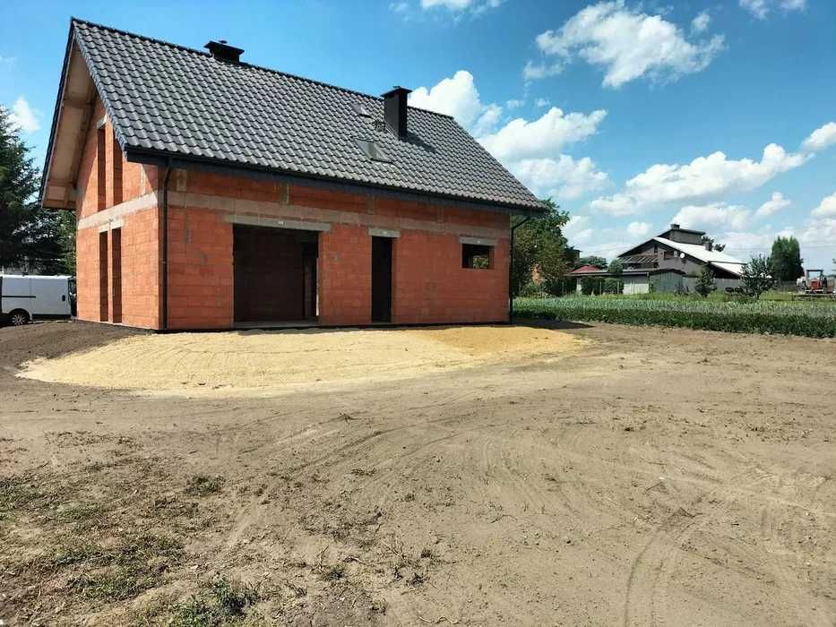 Ostrów Wielkopolski dom nowy stan surowy otwarty na działce klienta