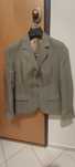 Blazer cinza com risca laranja M