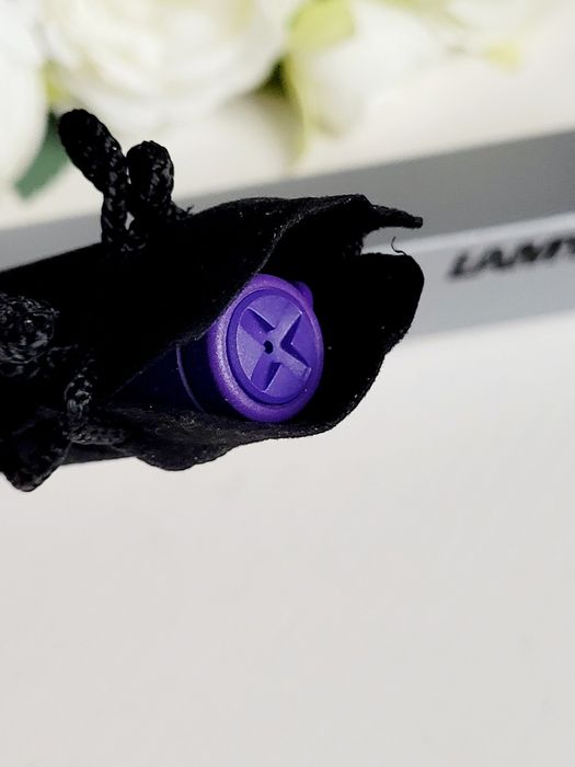 Wieczne pióro LAMY nowe, etui, naboje + tłoczek do atramentu