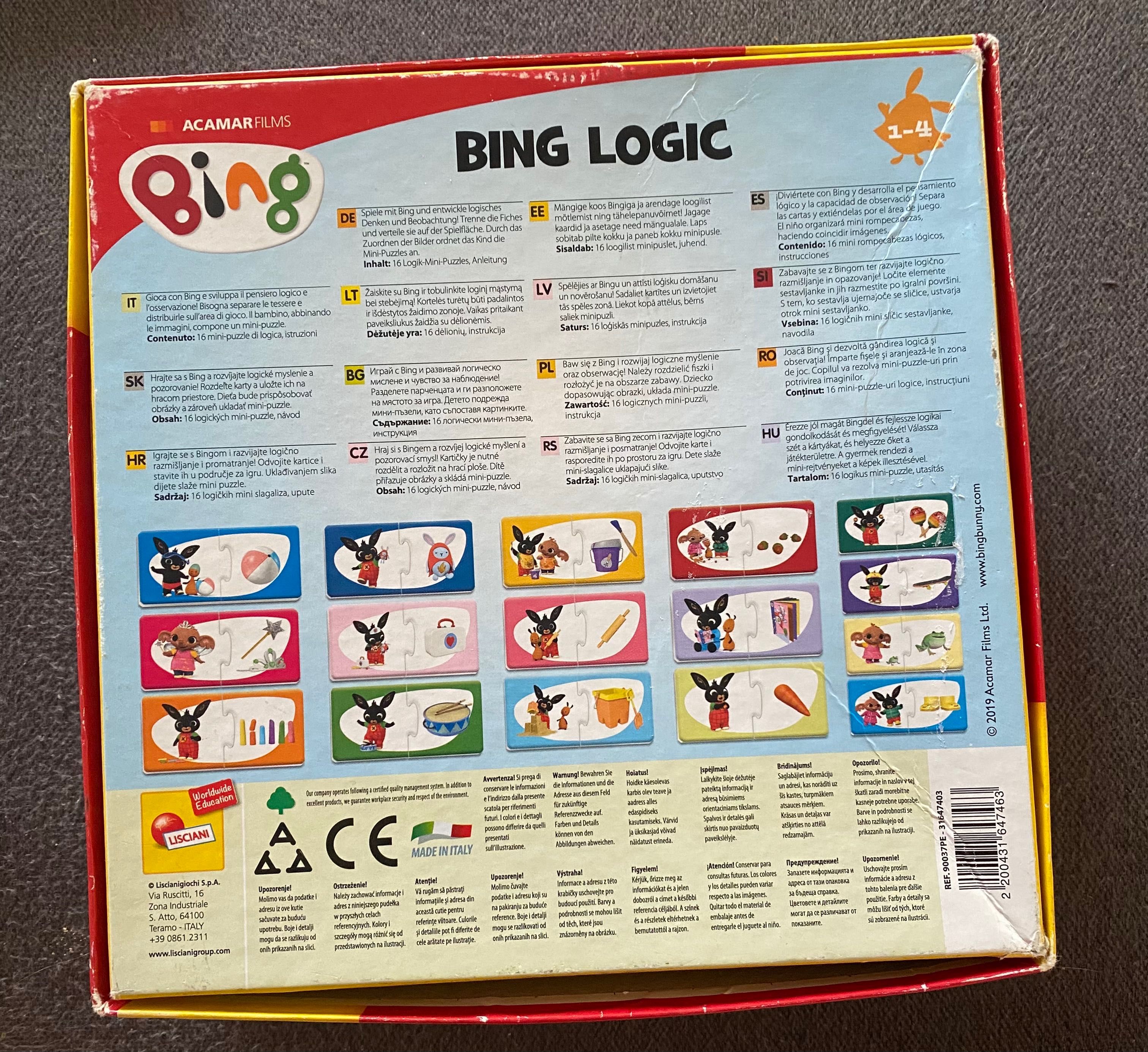 Puzzle Bing Logic