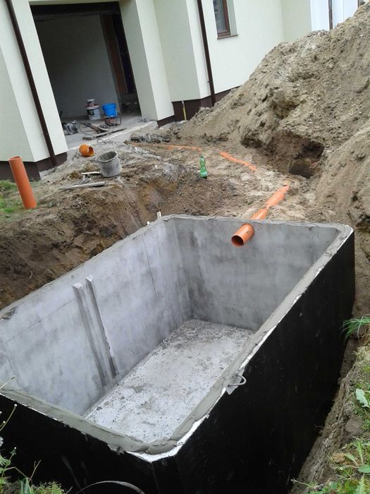 Szambo betonowe Zbiornik betonowy Szczelny z wykopem KOMPLEKSOWO