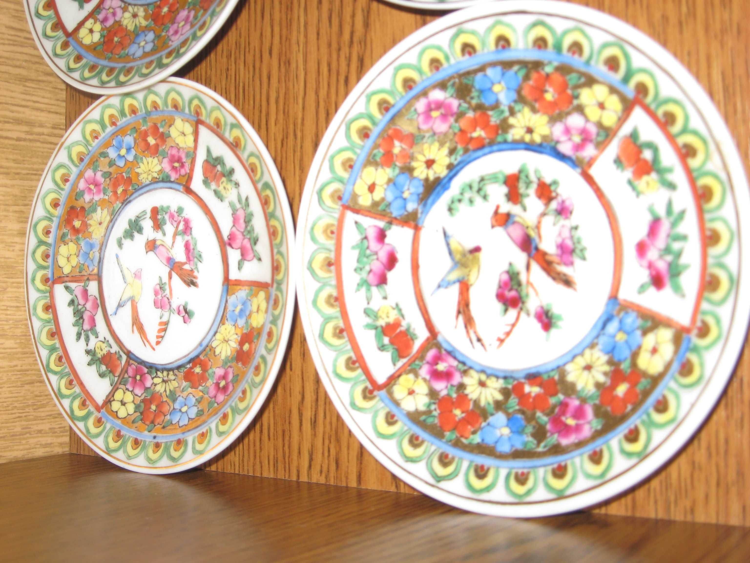 Filiżanki porcelanowe porcelana Chiny komplet malowane ręcznie