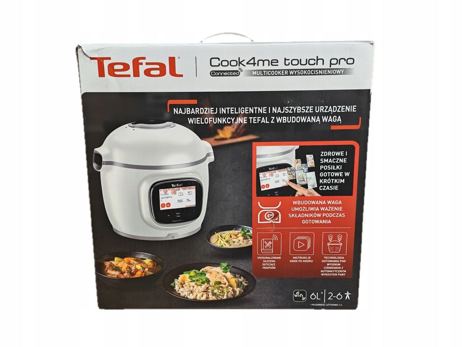 Multicooker tefal cook4me touch pro urządzenie do gotowania