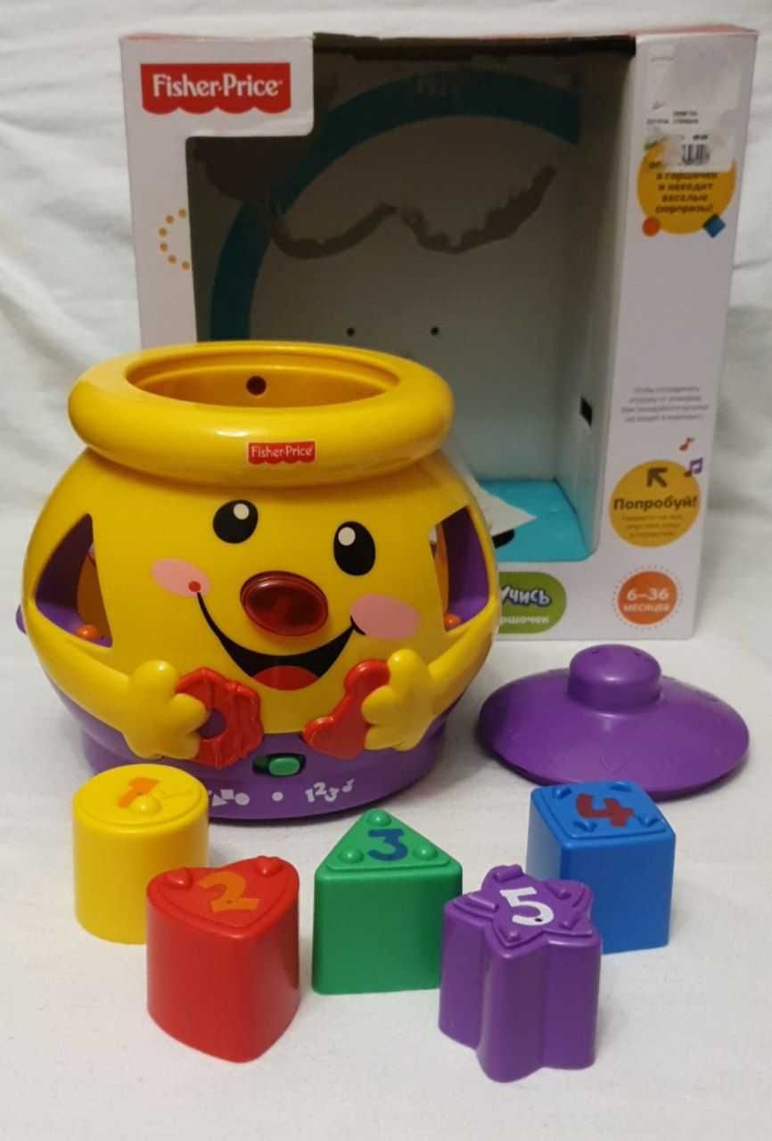 Музичний горшочок сортер горщик горшочок фішер прайс fisher price