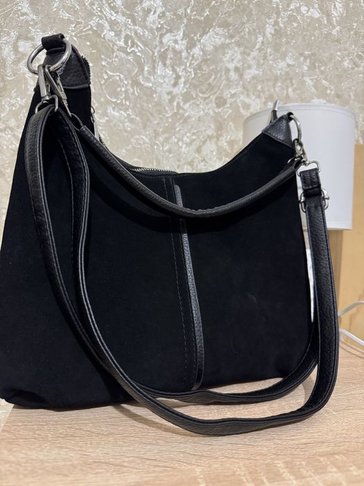 Сумка нова замшева класична