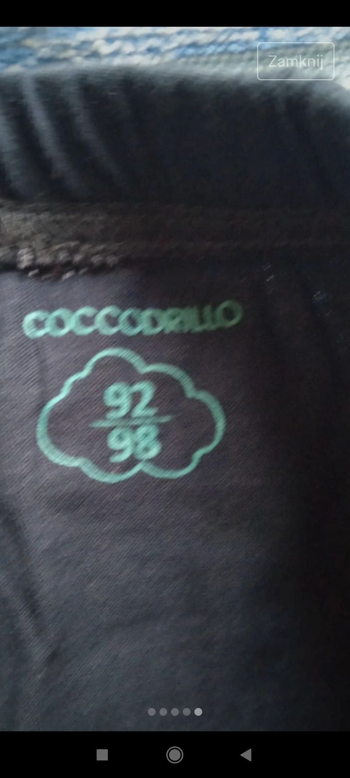 Pidżama coccodrillo 92/98