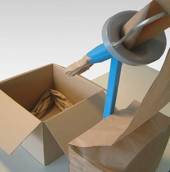 Enchimento de papel dispensador para caixas compactas