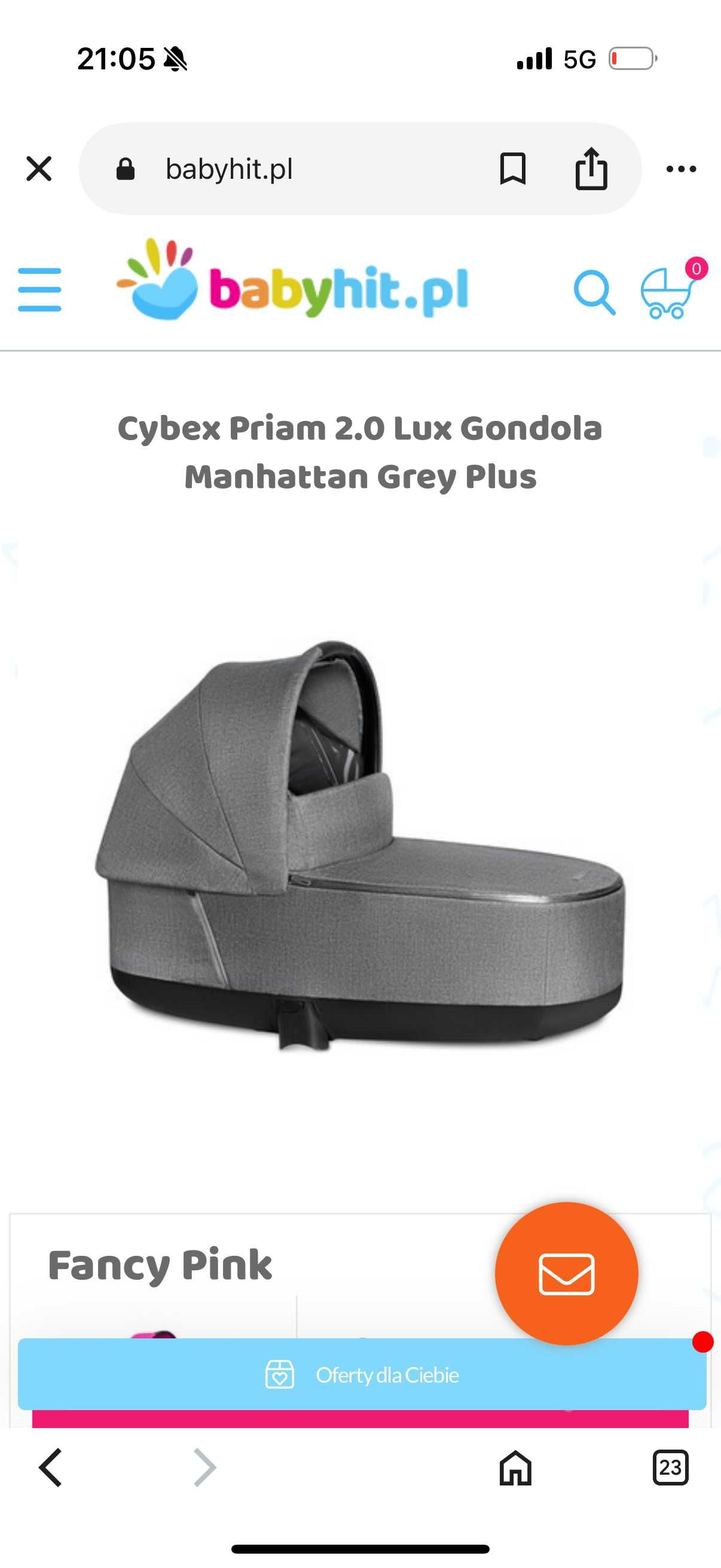 Cybex Cloud Z I-Size Priam 2.0 Lux Gondola