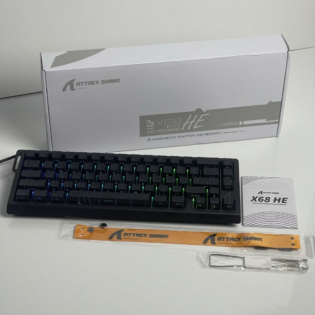 Клавиатура Attack shark x68 HE (МАГНІТНА)