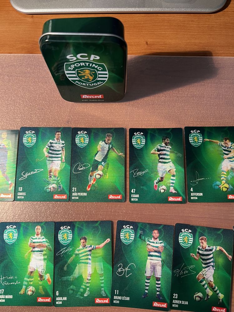 Cartas de coleção Sporting 2015/2016