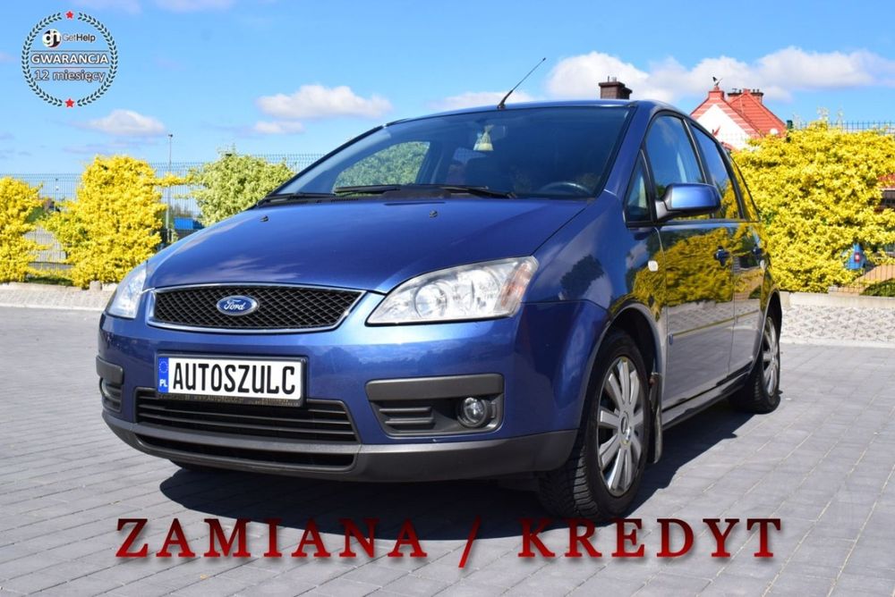 Ford Focus C-Max 1.6 TDCI, Zarejestrowany, Opłacony, Zdrowy, Zadbany, Rok Gwarancji