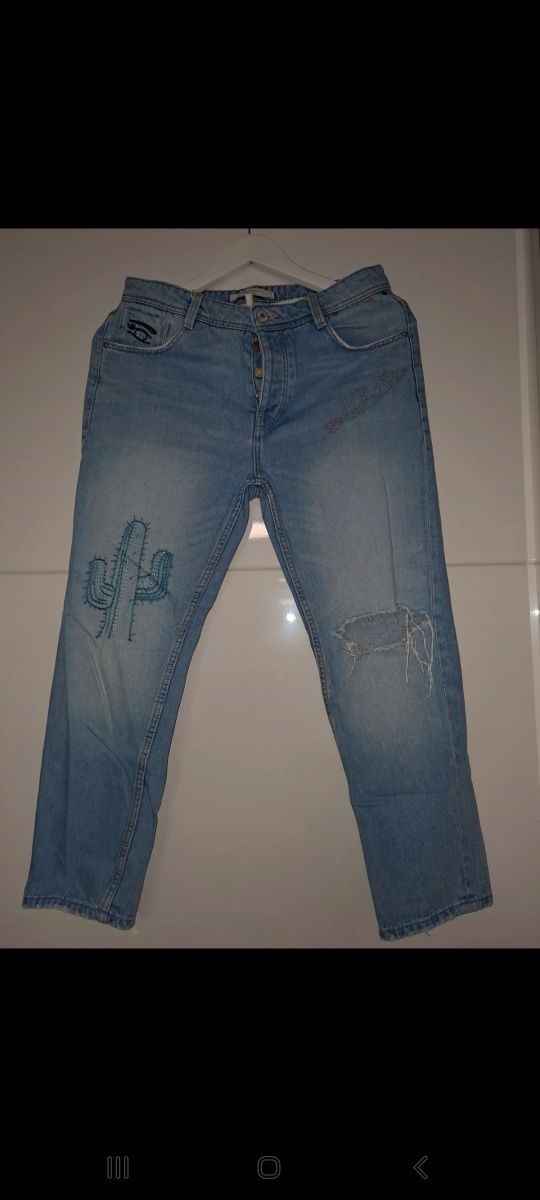 Spodnie jeans zara