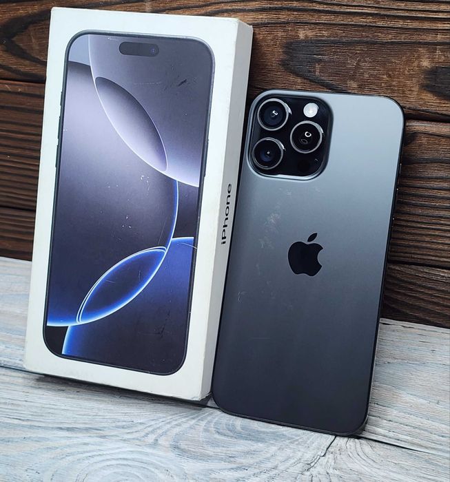 IPhone 16 Pro Max 256 SIM Black гарантия магазин 1080$