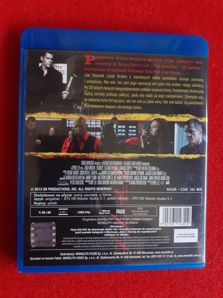 OLDBOY film blu-ray PL