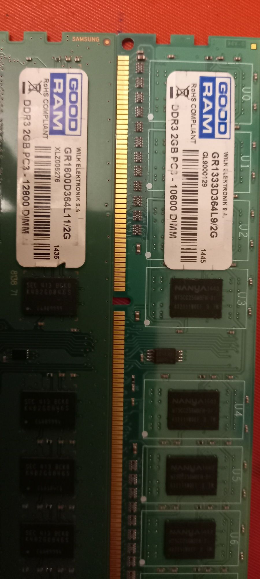 Память RAM DDR 3 12 Gb Гб, 4 планки 4,4,2,2
