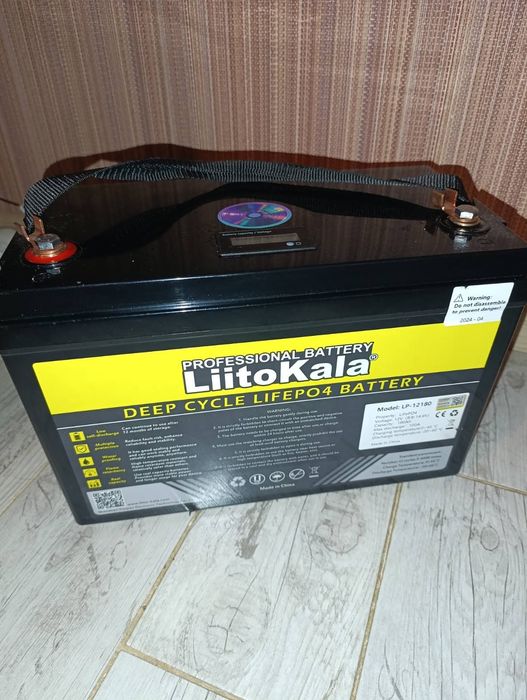 Продам акумулятор Liito Kala, LiFePo, 12v, 180Ah, майже новий