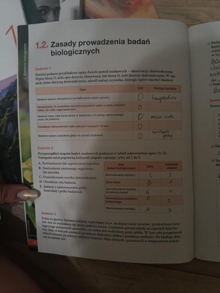 Nowa biologia na czasie karty pracy klasa 1 zakres podstawowy