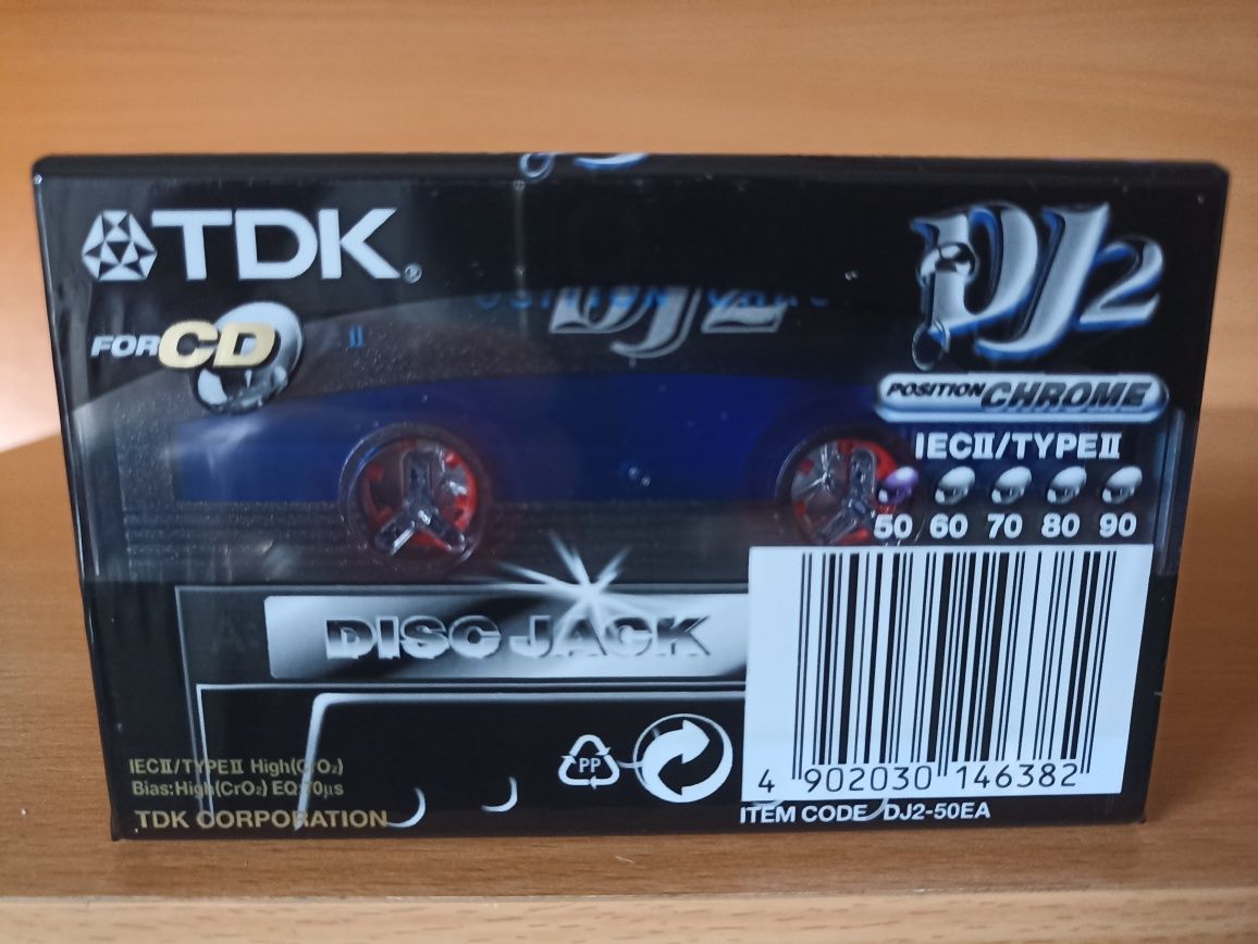 Cassete audio TDK Seladas