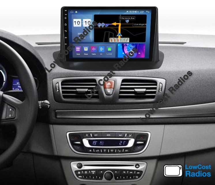 *(NOVO) Auto Rádio 9' RENAULT MEGANE 3 | GPS ANDROID BT USB APPS WIFI