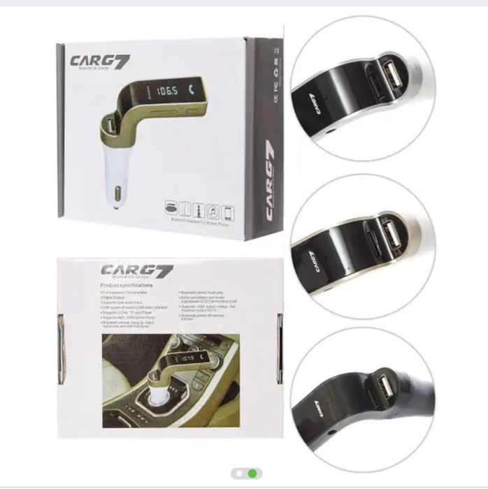 FM модулятор трансмиттер блютуз в авто