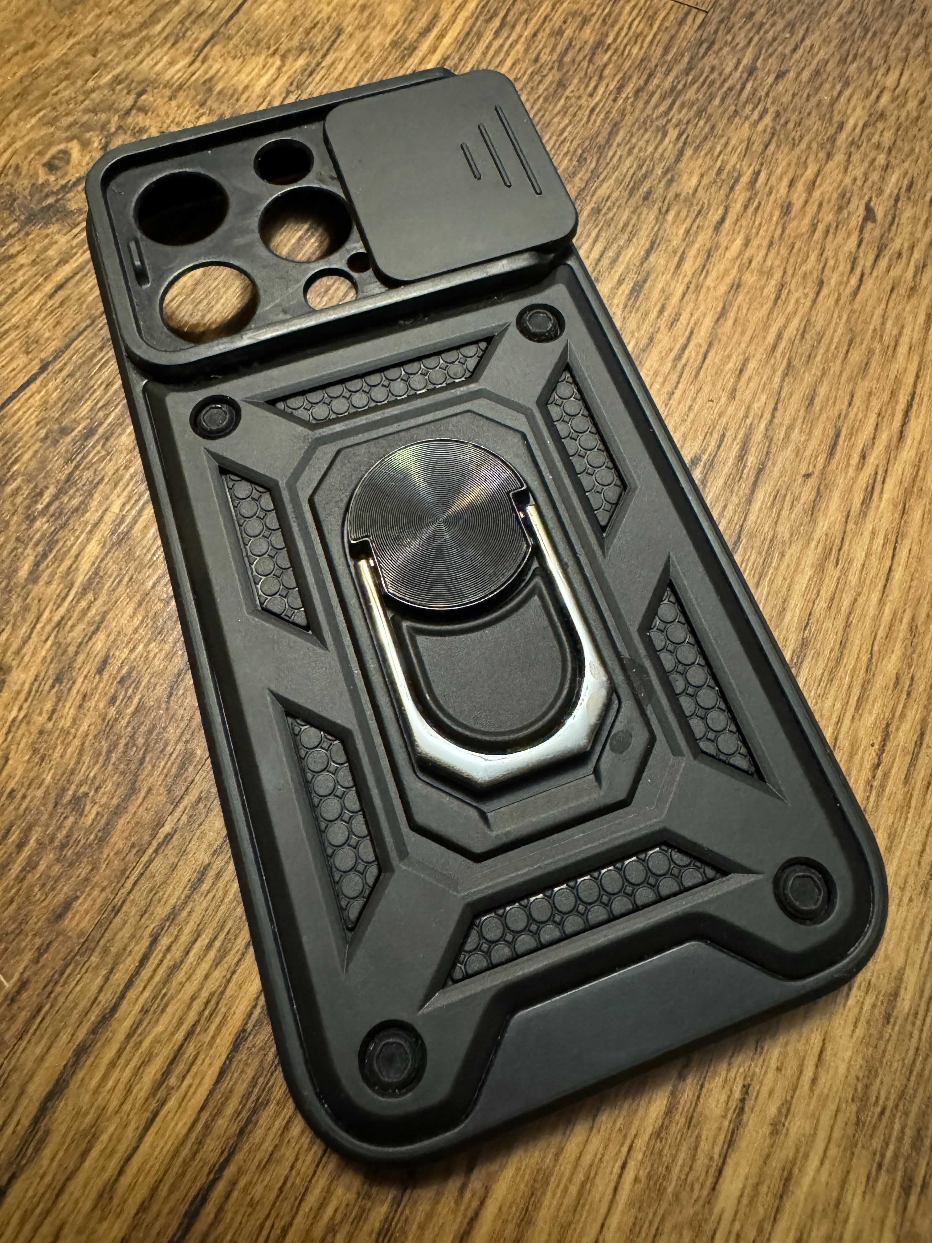 Etui pancerne do Iphone 15 pro, czarne