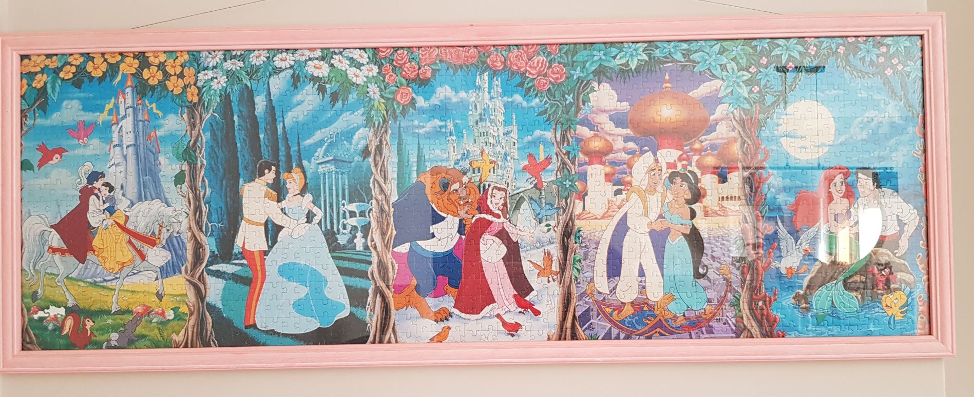 Quadro puzzle Princesas Disney