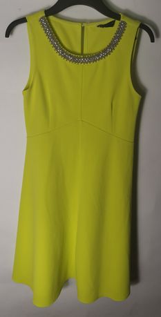 Sukienka Limonkowa żółta zielona dorothy Perkins 38 M tunika
