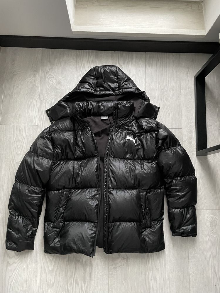 Пуховик Puma drip drill воскут воскут глянцевый