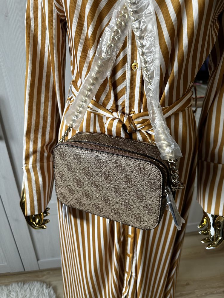Guess monogram listonoszka torebka na ramoę