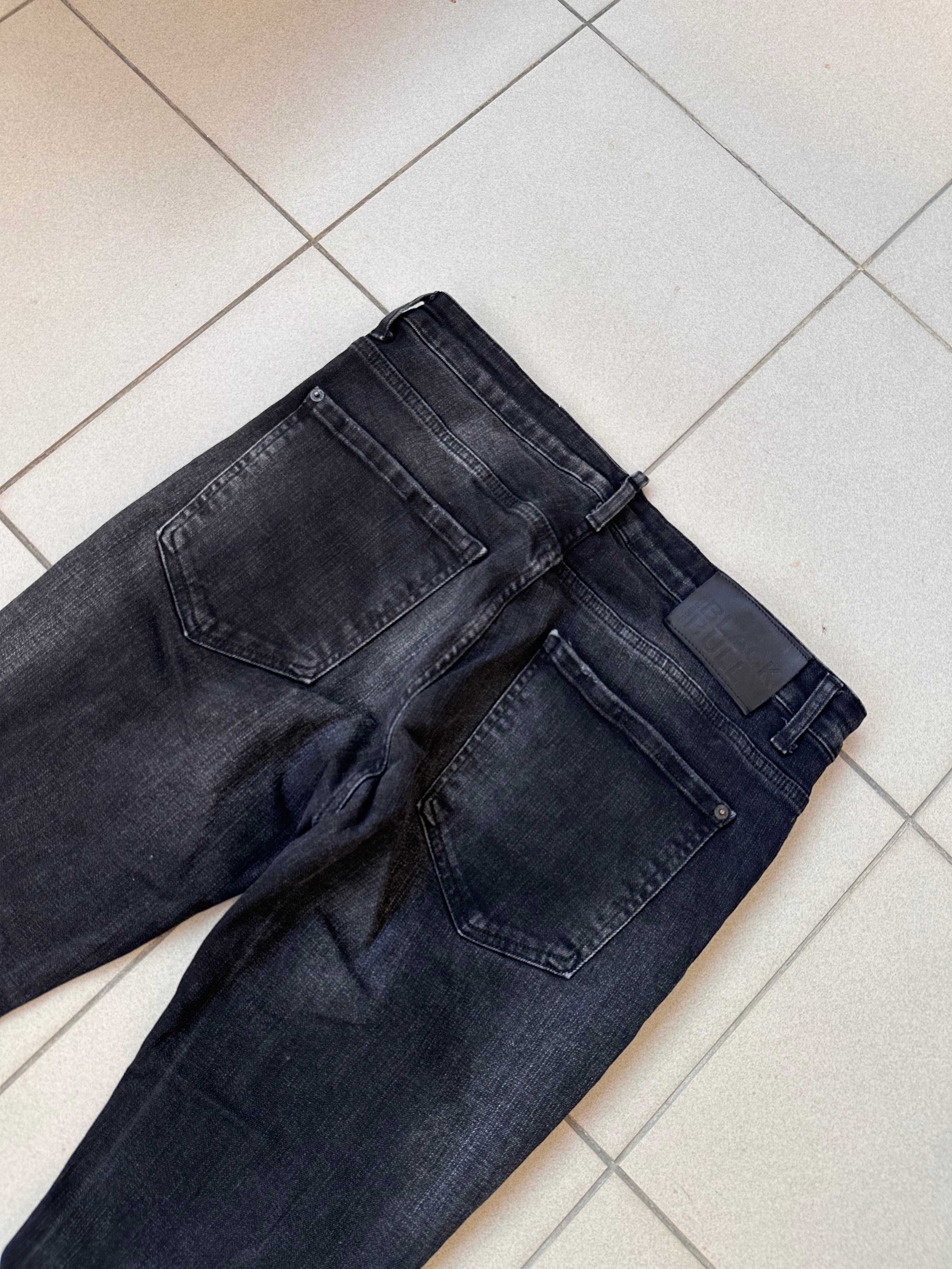 Spodnie jeansowe Dsquared2 Black Bull r. M