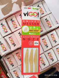 Vigo sztućce noże biodegradowalne drewniane
