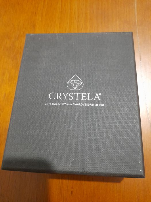 Cigarreira e porta isqueiro swarovski