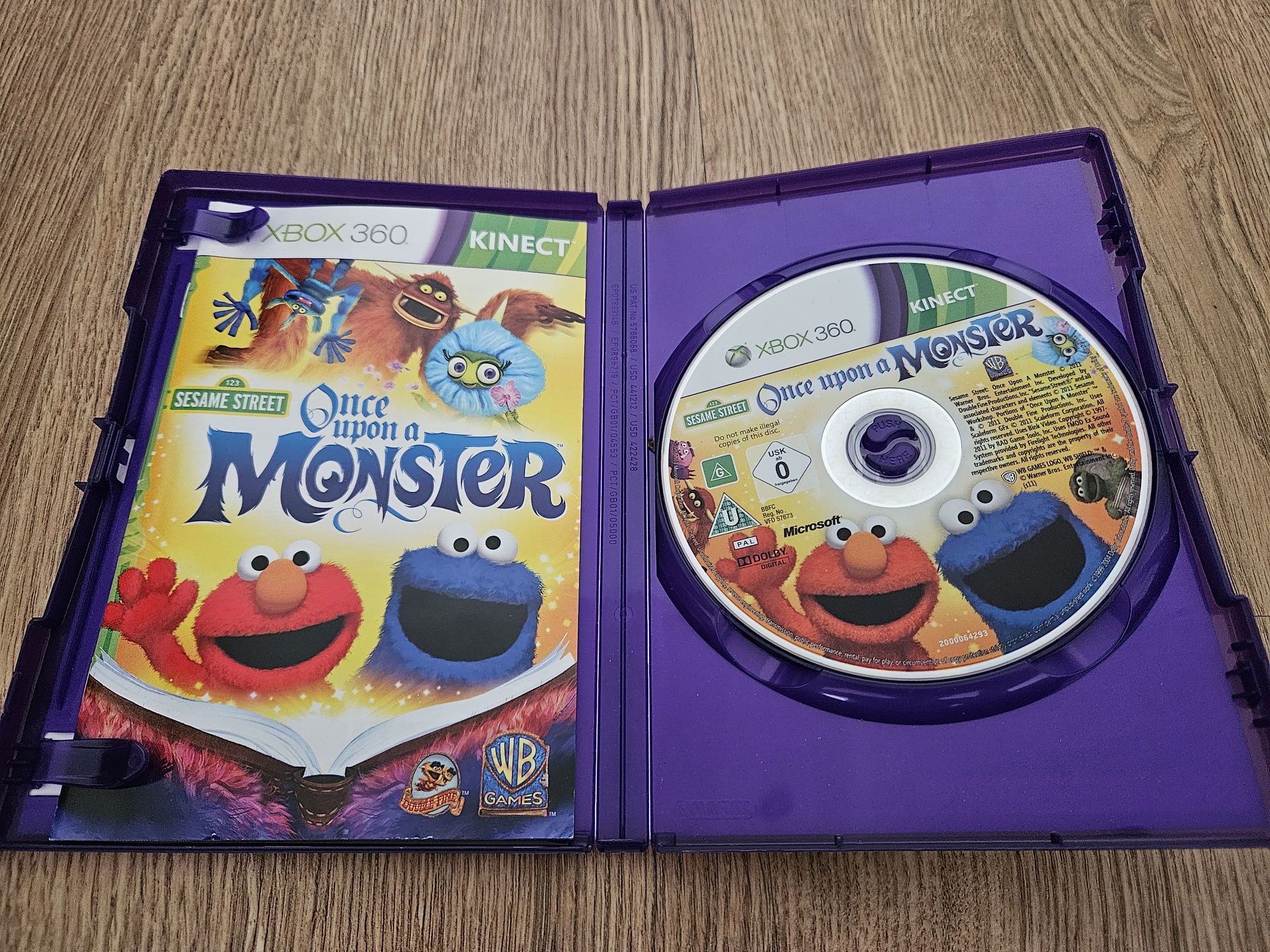 Once Upon a Monster Ulica Sezamkowa gra Xbox 360
