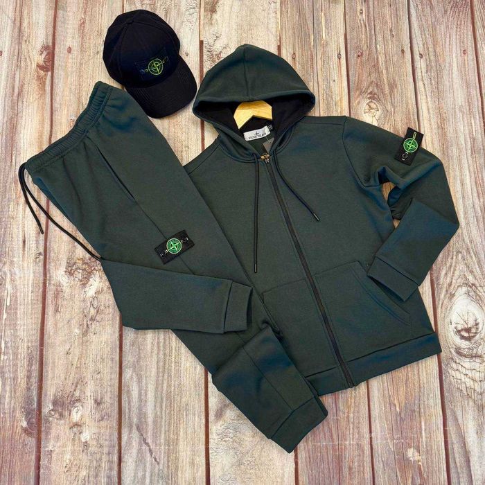 Чоловічий спортивний костюм Stone Island худі штани осінь зима S - XXL
